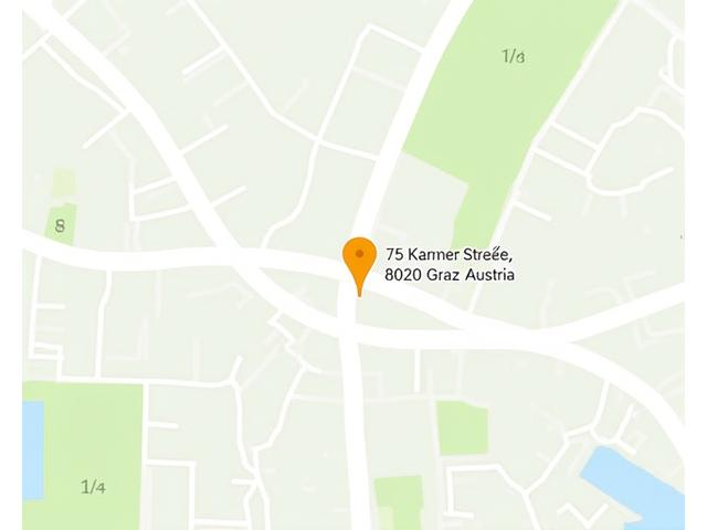 Karte von 75 Kärntner Straße, 8020 Graz, Austria