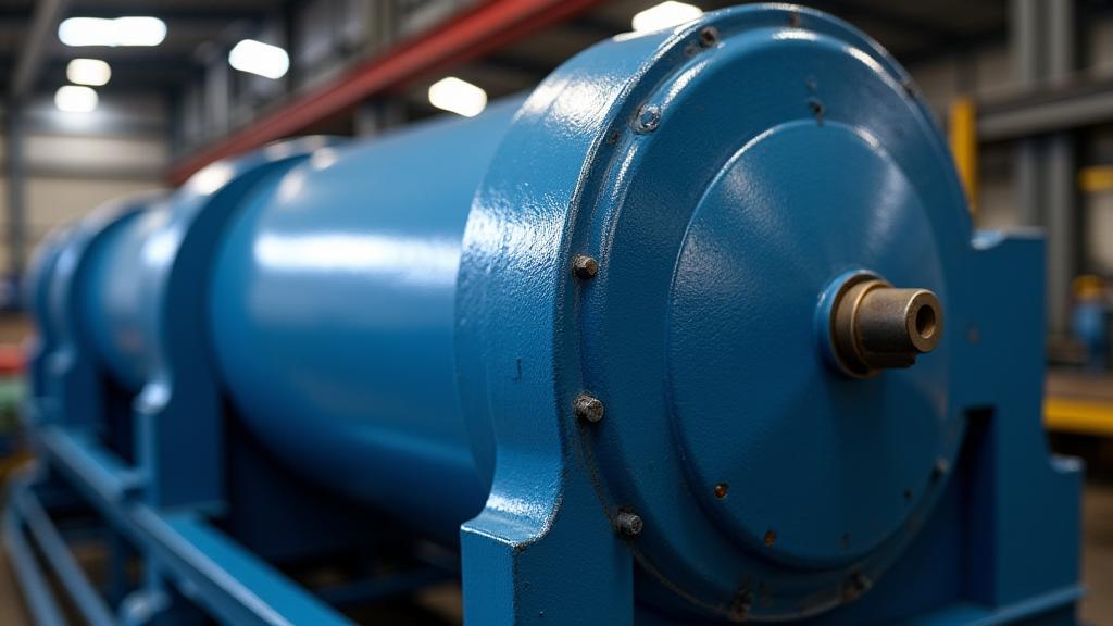 Robuste Industriebeschichtung auf einer Metallkonstruktion, die vor Korrosion schützt